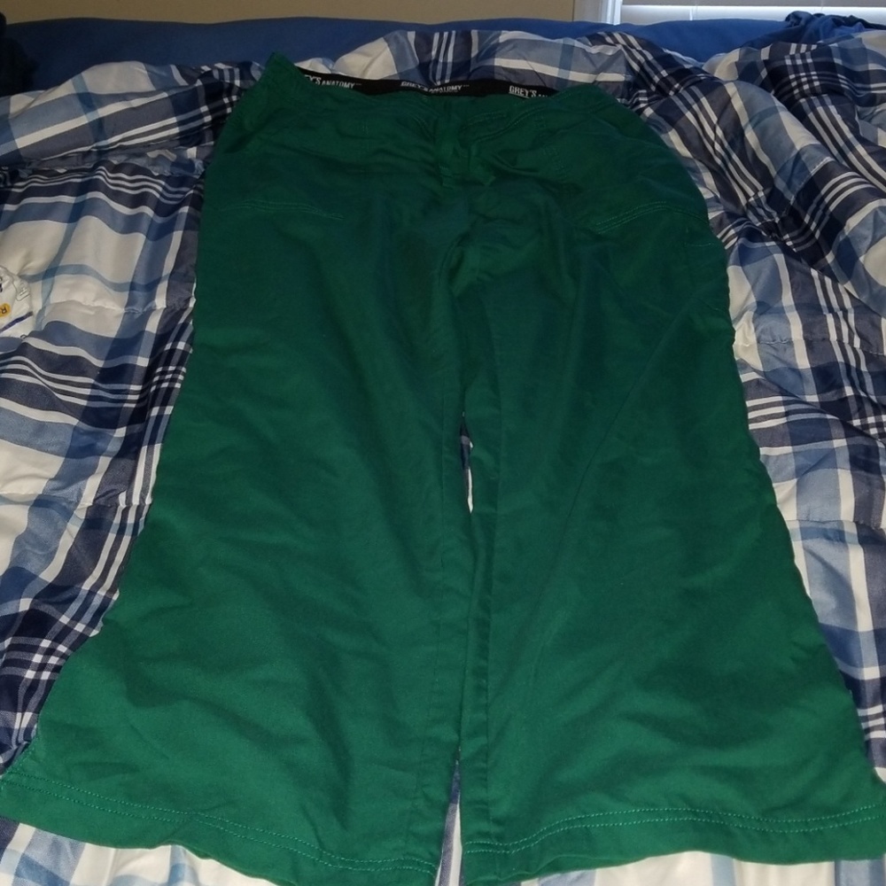 Grey's anatomy LARGE PETITE Dark Green scrub pant
